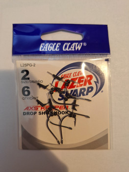 EAGLE CLAW LAZER OCTOPUS HOOKS 25/pk- PINK #6 