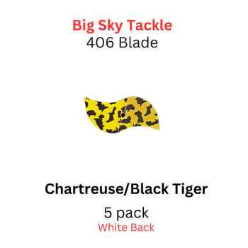 Chartreuse with Black Tiger 406 Blade