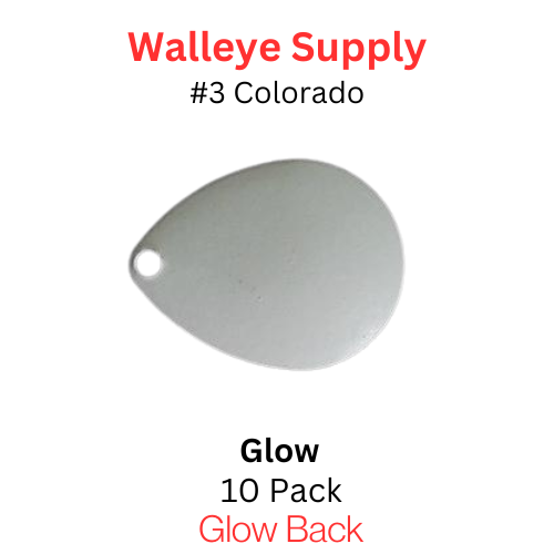 Spinner Blades COLORADO #3 GLOW WHITE