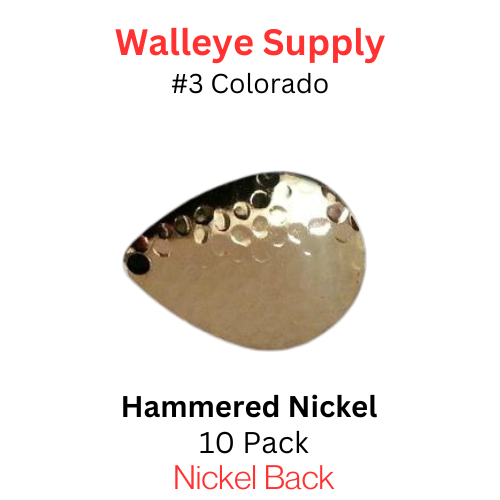 Spinner Blades COLORADO #3 HAMMERED NICKLE
