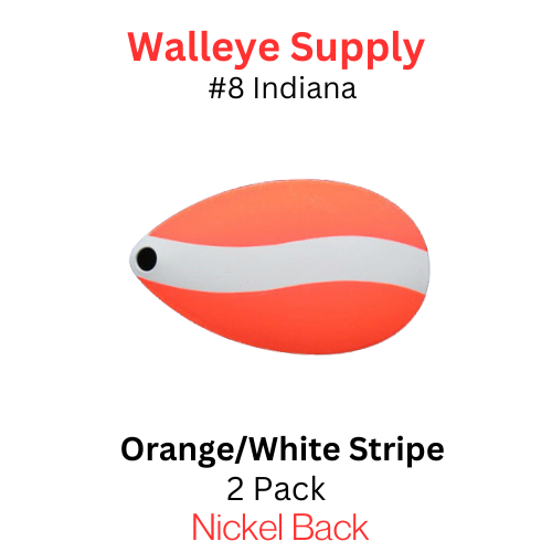 Indiana Blade #8 Orange/White Stripe