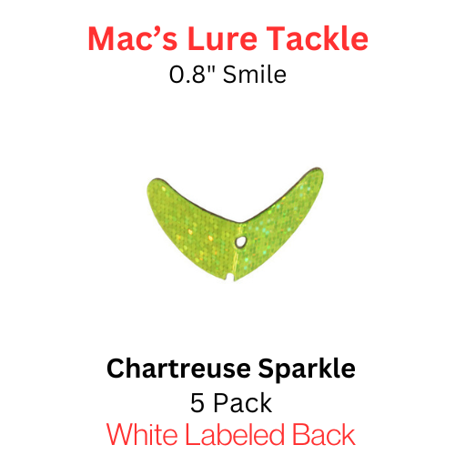 Macks Smile Blade .8" CHARTREUSE SPARKLE