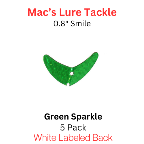 Macks Smile Blade .8" GREEN SPARKLE