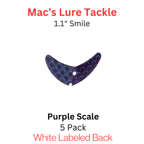 Macks Smile Blade 1.1" PURPLE SCALE