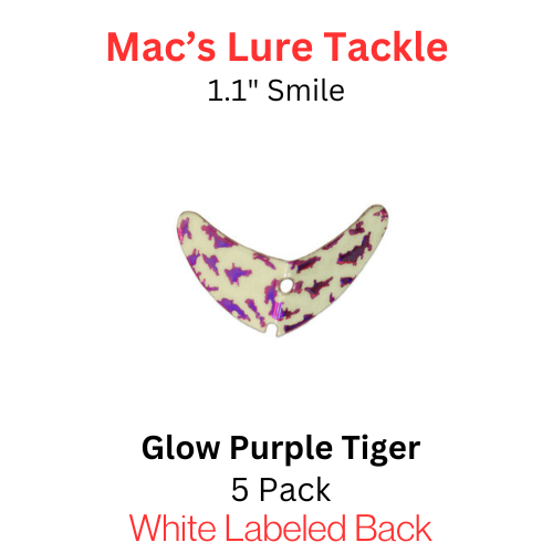 Macks Smile Blade 1.1" GLOW PURPLE TIGER