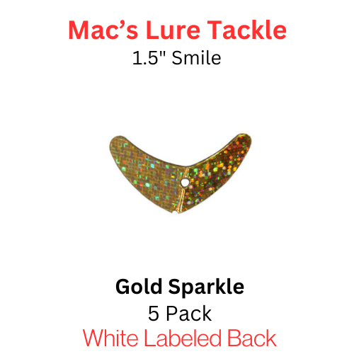 Macks Smile Blade 1.5" GOLD SPARKLE
