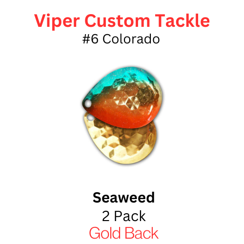 Viper Tackle Colorado Blades #6 Seaweed