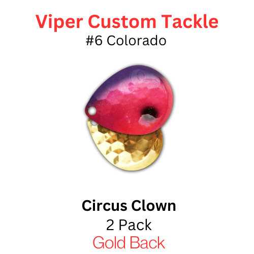 Viper Tackle Colorado Blades #6 Circus Clown