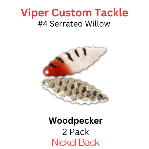 Viper Tackle Willow Blade size 4 Woodpecker
