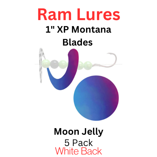 Ram Lures 1" XP MOON JELLY Montana blade