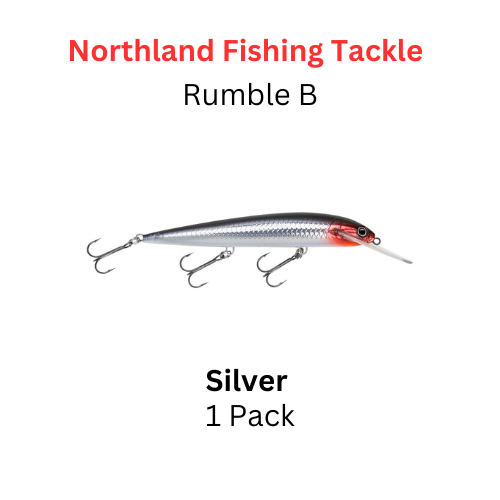 NORTHLAND FISHING TACKLE: Rumble B Crankbait size 13 color Silver