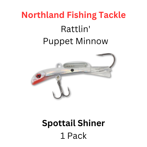 Northland Fishing Tackle: 1/4 oz RATTLIN' PUPPET MINNOW Spottail Shiner Northland Fishing Tackle: 1/4 oz RATTLIN' PUPPET MINNOW Spottail Shiner