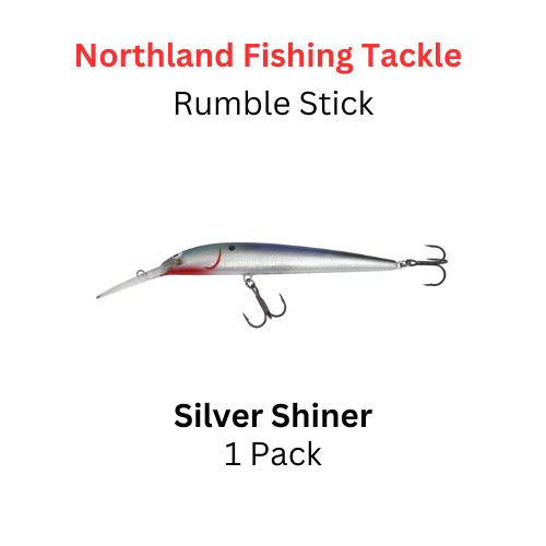 Northland Fishing Tackle Rumble stick crankbait size 4 SILVER SHINER Northland Fishing Tackle Rumble stick crankbait size 4 SILVER SHINER