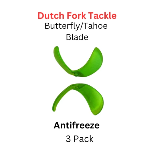 DUTCH FORK TACKLE: Butterfly Blade size 2 AntiFreeze 3 Pack