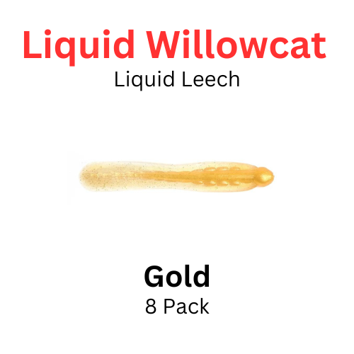 Liquid Willowcat Liquid Leech Gold 8 pack 