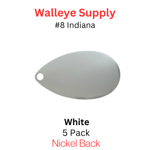 INDIANA spinner blades #8 WHITE