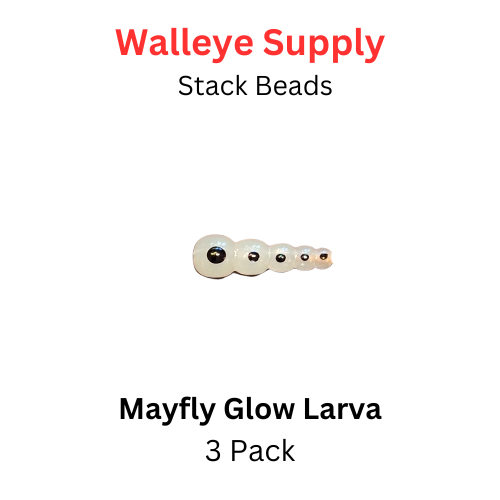 GLOW MAYFLY LARVA BEAD GLOW MAYFLY LARVA BEAD