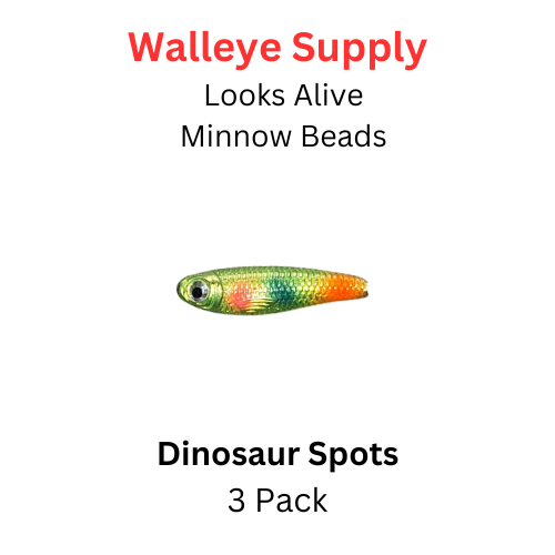 Looks Alive Minnow Beads DINOSAUR SPOTS MINNOW Looks Alive Minnow Beads DINOSAUR SPOTS MINNOW