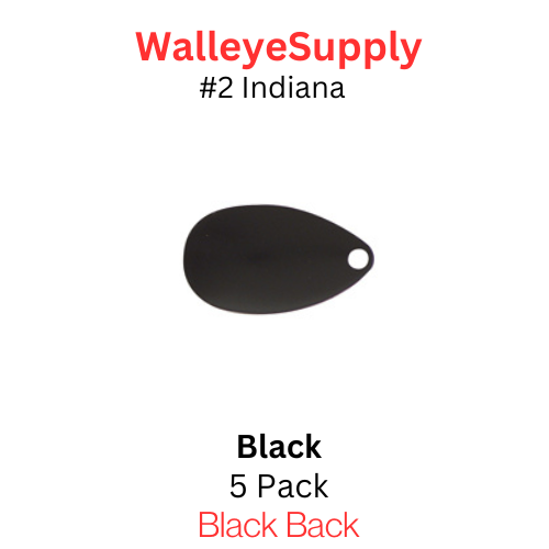 INDIANA spinner blade BLACK 5 pk