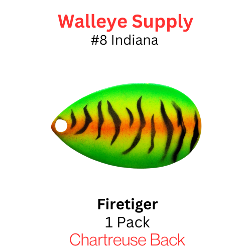 #8 INDIANA blade FIRETIGER color 054