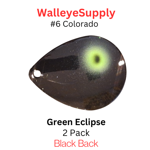 Walleye Supply Customs Green Eclipse #6 Colorado Walleye Supply Customs Green Eclipse #6 Colorado