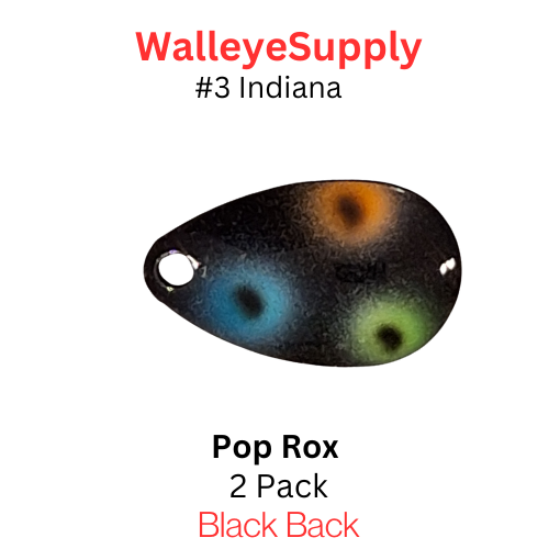 Walleye Supply Customs #3 Indiana Orange Eclipse