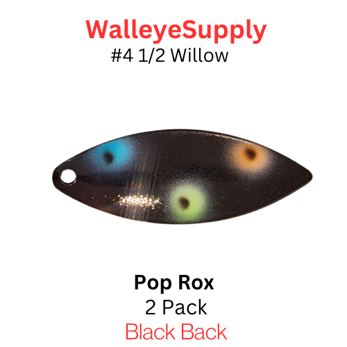 Walleye Supply Customs #4 1/2 Willow Pop Rox
