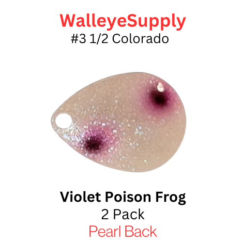 Walleye Supply Customs Violet Poison Frog #3 1/2 Colorado Walleye Supply Customs Violet Poison Frog #3 1/2 Colorado