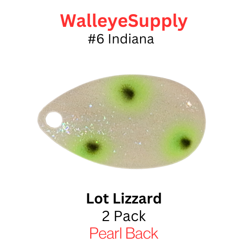 Walleye Supply Customs Lot Lizzard #6 Indiana