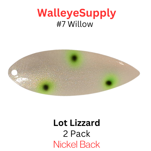Walleye Supply Customs Lot Lizard #7 Willow Nickel Back