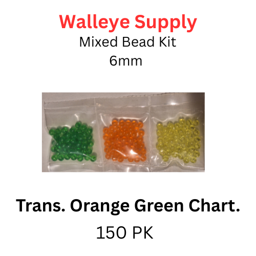 6mm Mixed Bead Set Translucent Green, Orange, and Chartreuse 6mm Mixed Bead Set Translucent Green, Orange, and Chartreuse