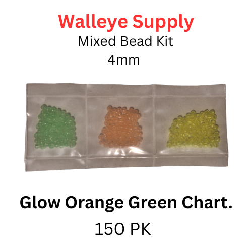 4mm Mixed Bead Set Glow Green, Orange, and Chartreuse 4mm Mixed Bead Set Glow Green, Orange, and Chartreuse