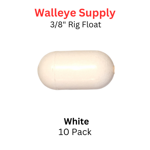 3/8 Rig Floats 10 pk Whtie