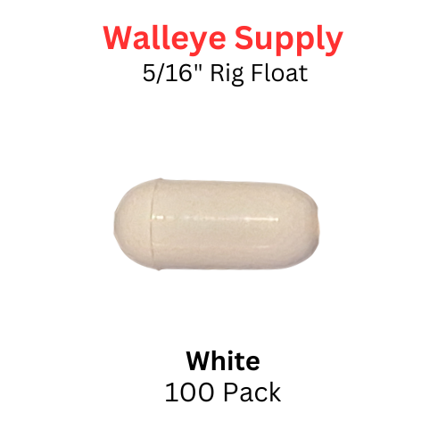 Bulk Pack Rig Float 5/16" white Bulk Pack Rig Float 5/16" white