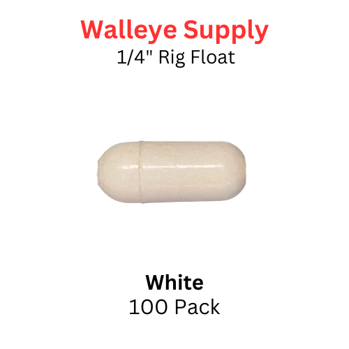 Bulk Pack Rig Float 1/4" white Bulk Pack Rig Float 1/4" white
