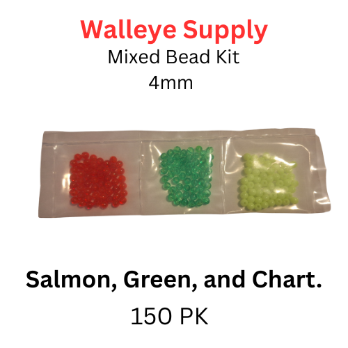 4mm Mixed Bead Set Samon, Green, and Chartreuse, 150 Pack 4mm Mixed Bead Set Samon, Green, and Chartreuse, 150 Pack