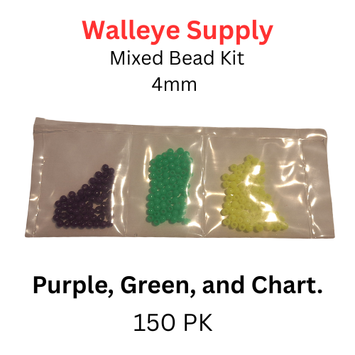 4mm Mixed Bead Set Purple, Green, and Chartreuse, 150 Pack 4mm Mixed Bead Set Purple, Green, and Chartreuse, 150 Pack