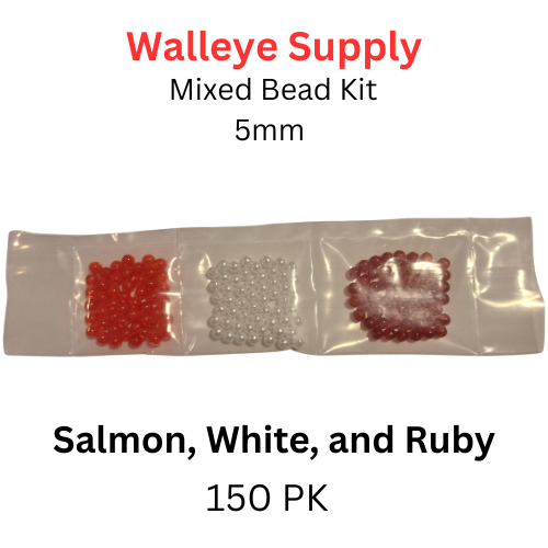 5mm Mixed Bead Set Salmon, White, and Ruby, 150 PK 5mm Mixed Bead Set Salmon, White, and Ruby, 150 PK