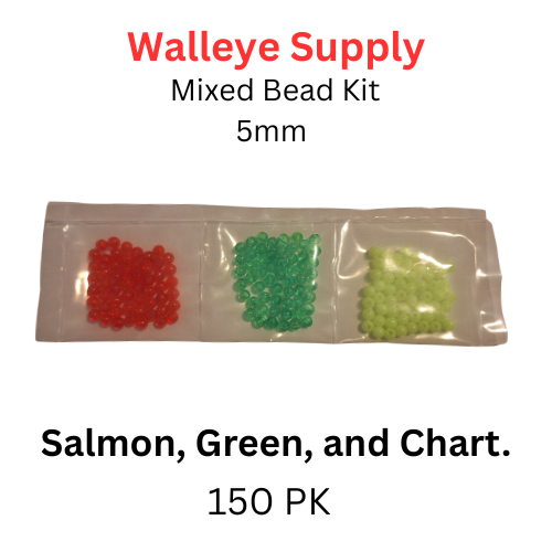 5mm Mixed Bead Set Salmon, Green, and Chartreuse, 150 PK 5mm Mixed Bead Set Salmon, Green, and Chartreuse, 150 PK