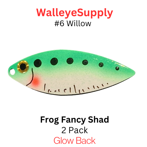 #6 Willow Frog Fancy Shad Blade