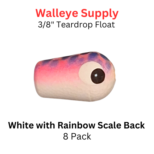 Rainbow Scale Floating Minnow Head 8/pk