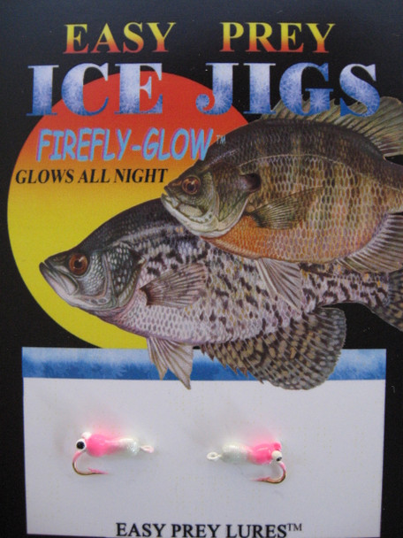 ICE FISHING JIGS #12 ICE SLUG PEARL-PINK / EASY PREY LURES