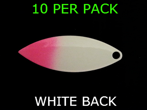 WILLOWLEAF blades #3.5 WHITE/PINK SPLASH