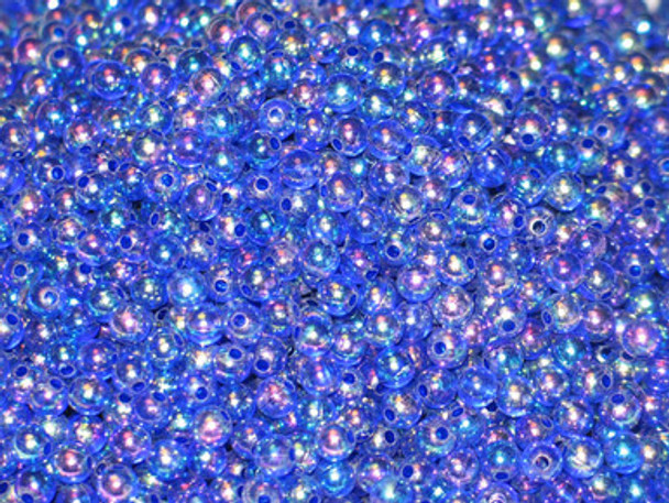 Fishing Lure Beads JT Custom Tackle 5mm Pearlized Trans. Cobalt Blue Beads 100/PK