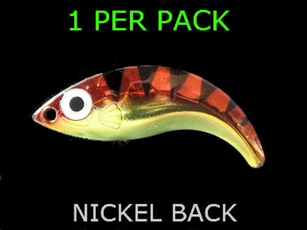 WHIPTAIL BLADES #3 METALLIC CHART/RED PERCH