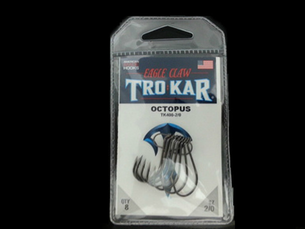 EAGLE CLAW TROKAR TK400 OCTOPUS HOOKS use for making lindy rigs and walleye spinner harnesses