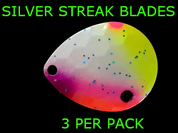 Silver Streak Blades Colorado #6 Pink Panties for walleye lindy rigs