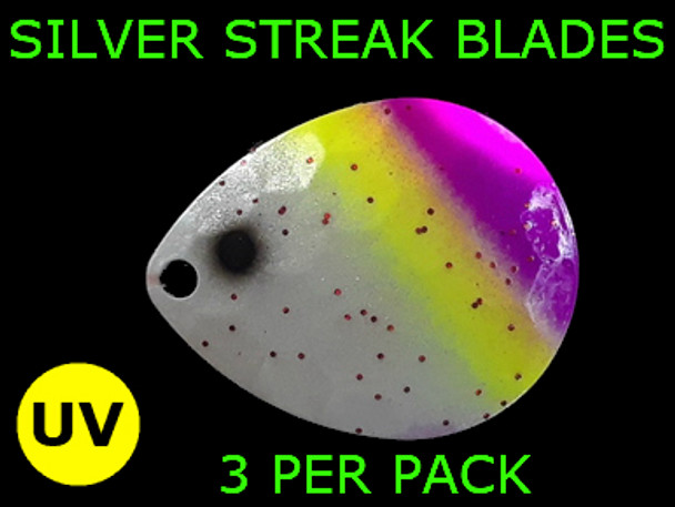 Silver Streak Blades Colorado #6 for walleye rigs