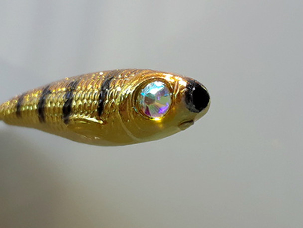 Looks Alive Minnow Beads BABY WALLEYE w/CRYSTAL EYE