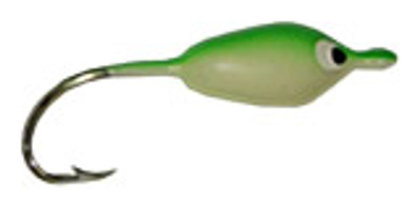 Floating Jig Heads #3/0 surf hook GLOW GREEN